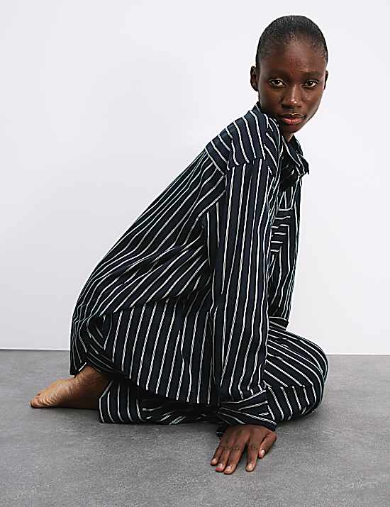 Tailored Striped Longline Waistcoat