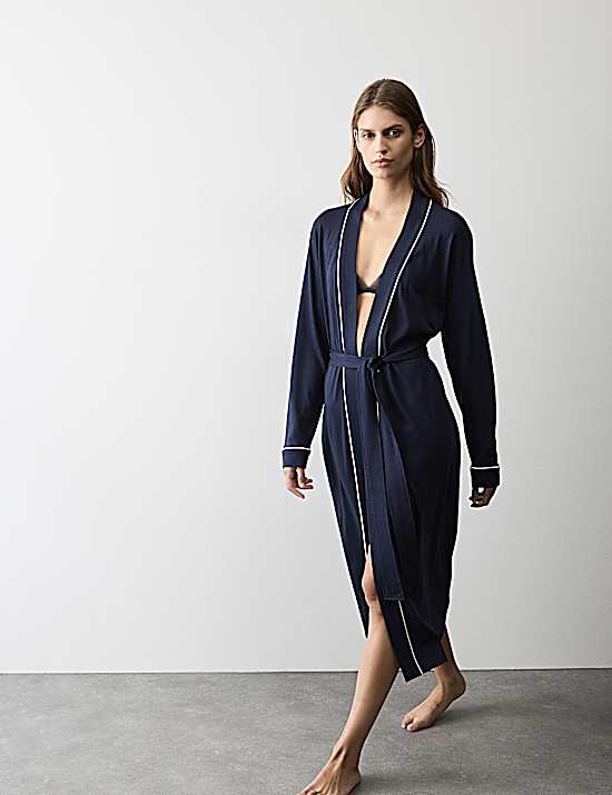 Tailored Striped Longline Waistcoat