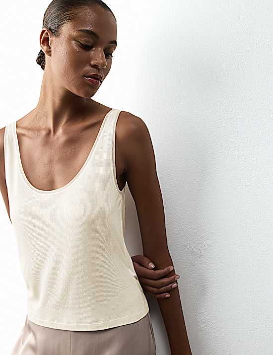 Tailored Striped Longline Waistcoat
