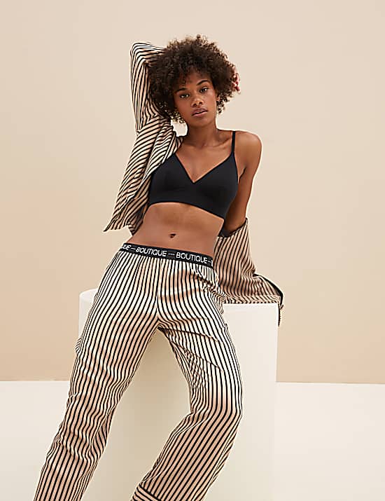 Tailored Striped Longline Waistcoat