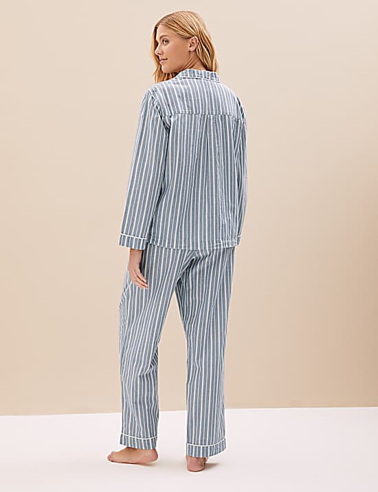 Tailored Striped Longline Waistcoat