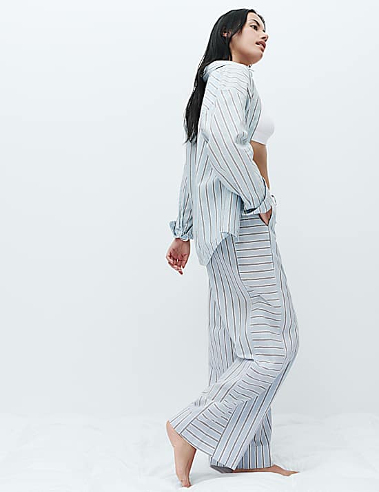 Tailored Striped Longline Waistcoat