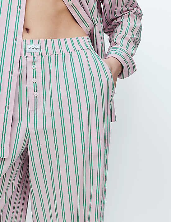 Tailored Striped Longline Waistcoat