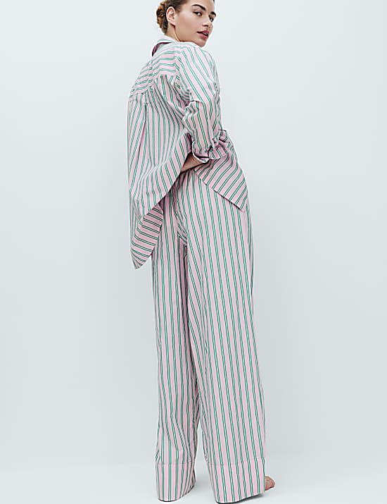 Tailored Striped Longline Waistcoat