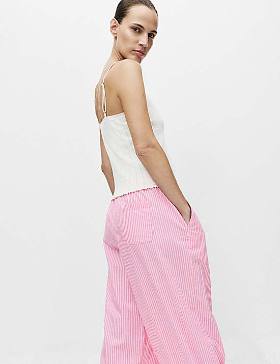 Tailored Striped Longline Waistcoat