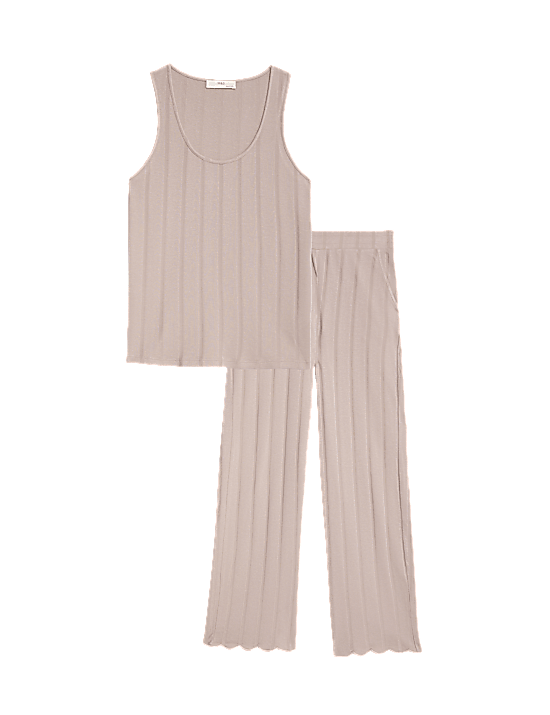Tailored Striped Longline Waistcoat