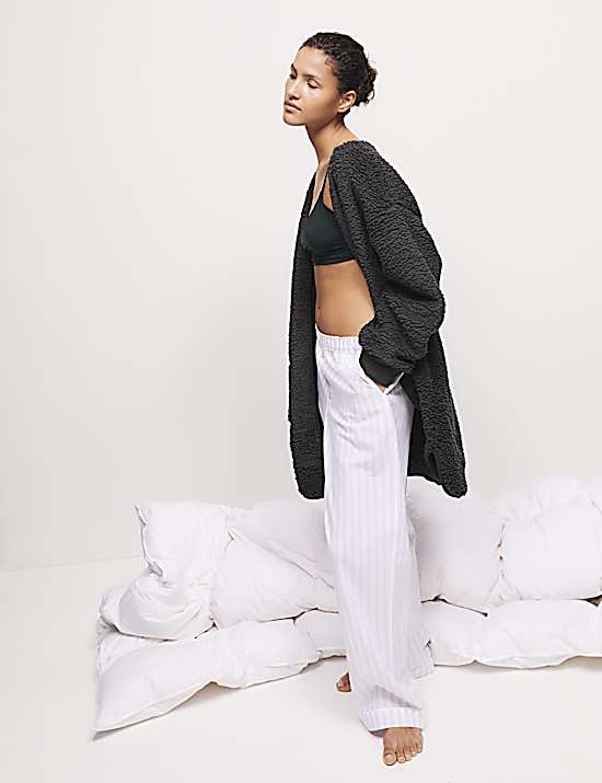 Tailored Striped Longline Waistcoat