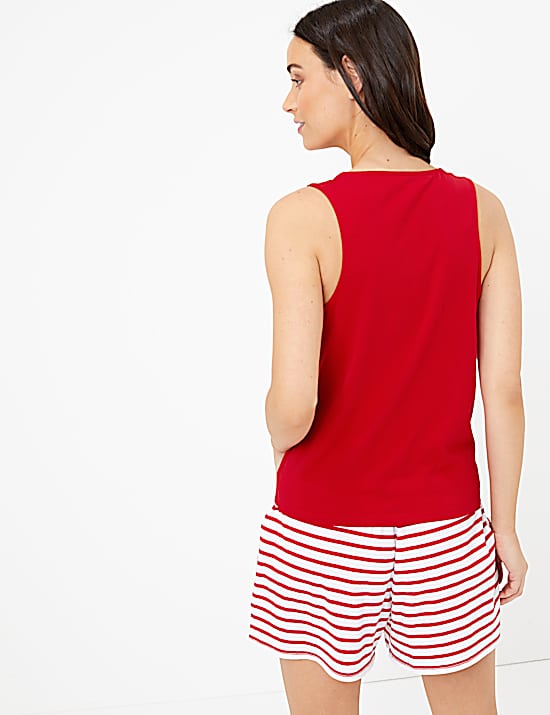 Tailored Striped Longline Waistcoat