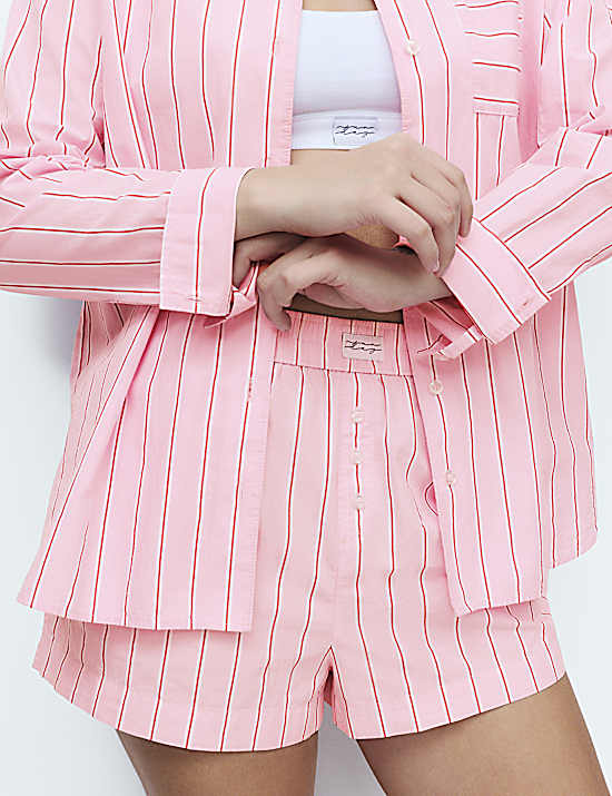 Tailored Striped Longline Waistcoat