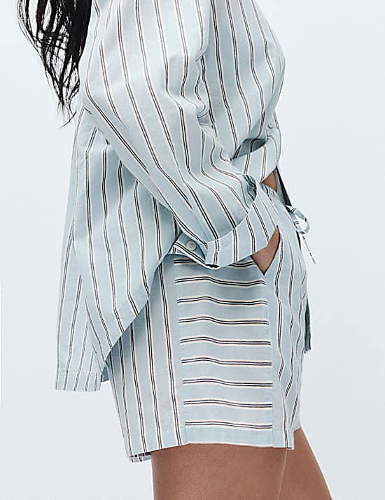 Tailored Striped Longline Waistcoat