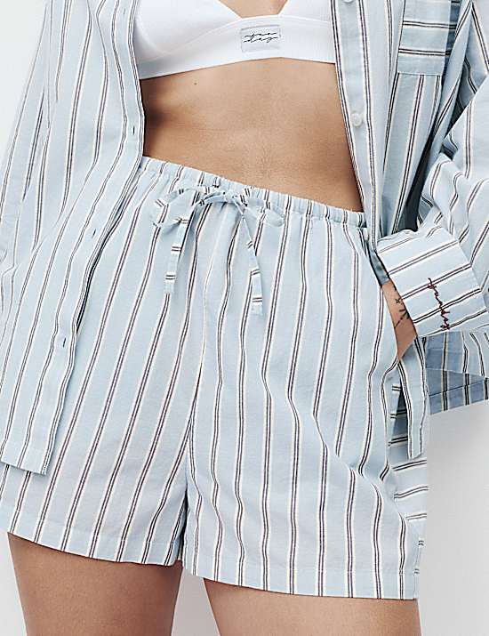 Tailored Striped Longline Waistcoat