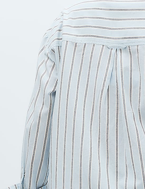 Tailored Striped Longline Waistcoat