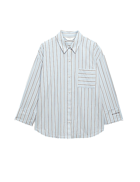 Tailored Striped Longline Waistcoat