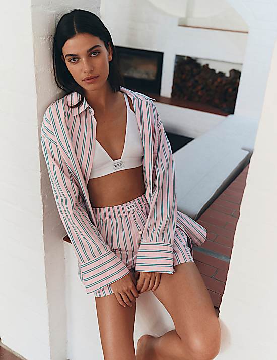Tailored Striped Longline Waistcoat