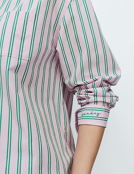 Tailored Striped Longline Waistcoat