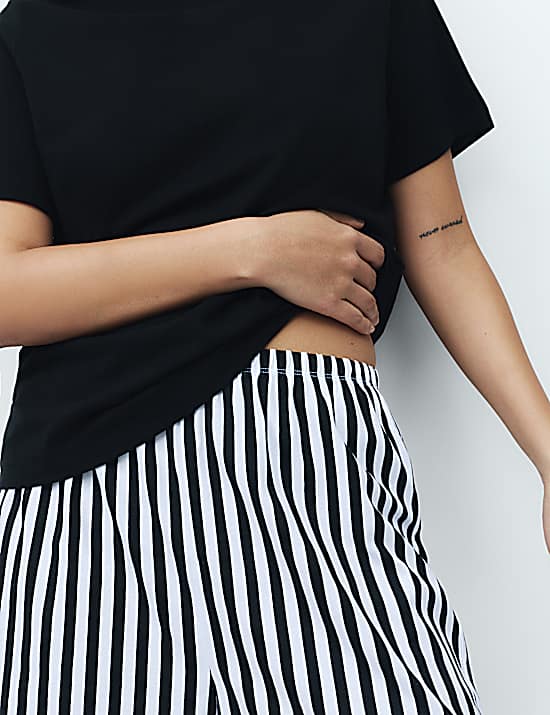 Tailored Striped Longline Waistcoat
