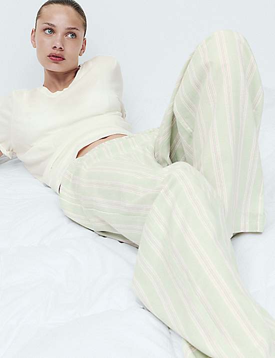 Tailored Striped Longline Waistcoat