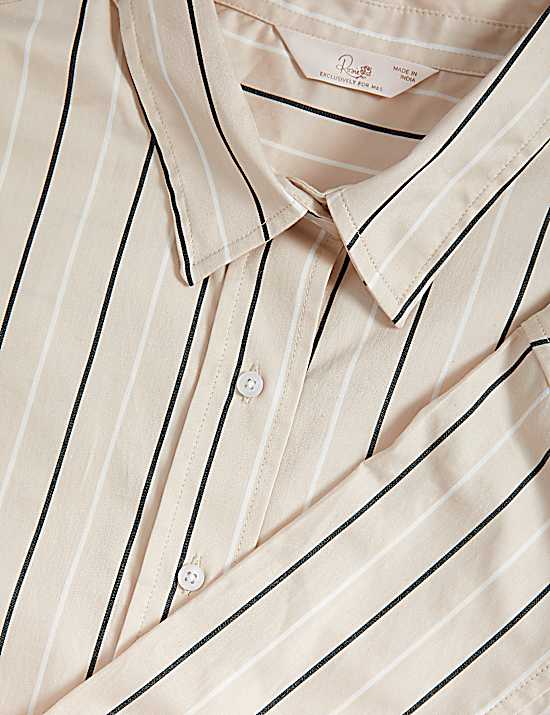 Tailored Striped Longline Waistcoat