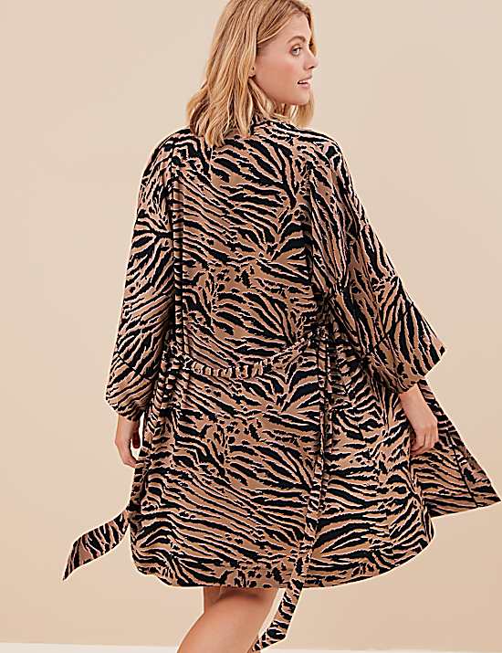 Tailored Striped Longline Waistcoat