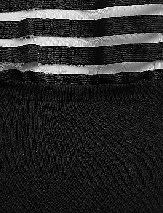 Tailored Striped Longline Waistcoat