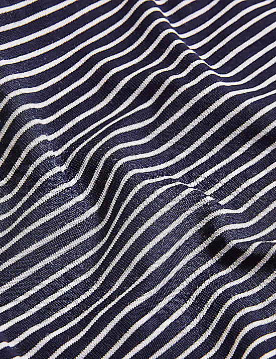 Tailored Striped Longline Waistcoat