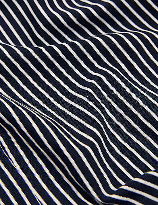 Tailored Striped Longline Waistcoat