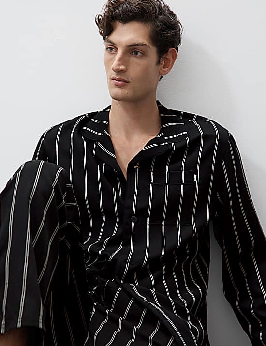 Tailored Striped Longline Waistcoat