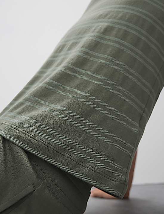 Tailored Striped Longline Waistcoat