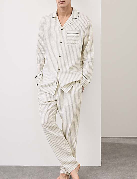 Tailored Striped Longline Waistcoat