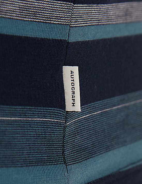 Tailored Striped Longline Waistcoat