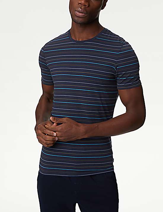 Tailored Striped Longline Waistcoat