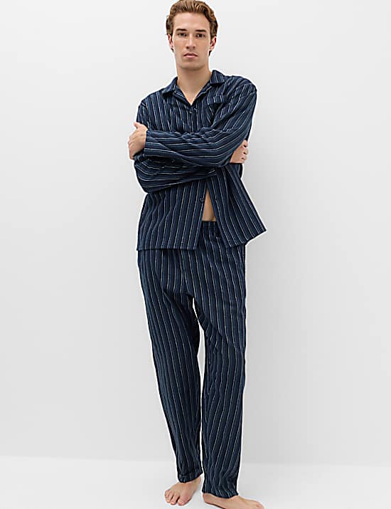 Tailored Striped Longline Waistcoat