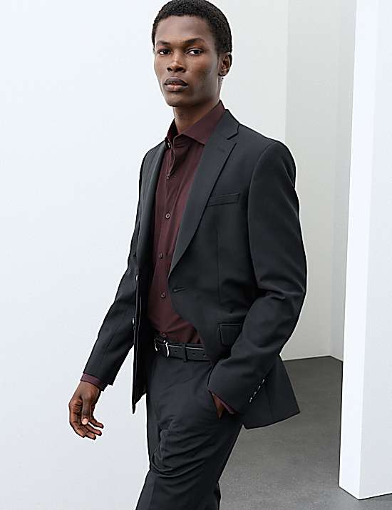 Tailored Striped Longline Waistcoat