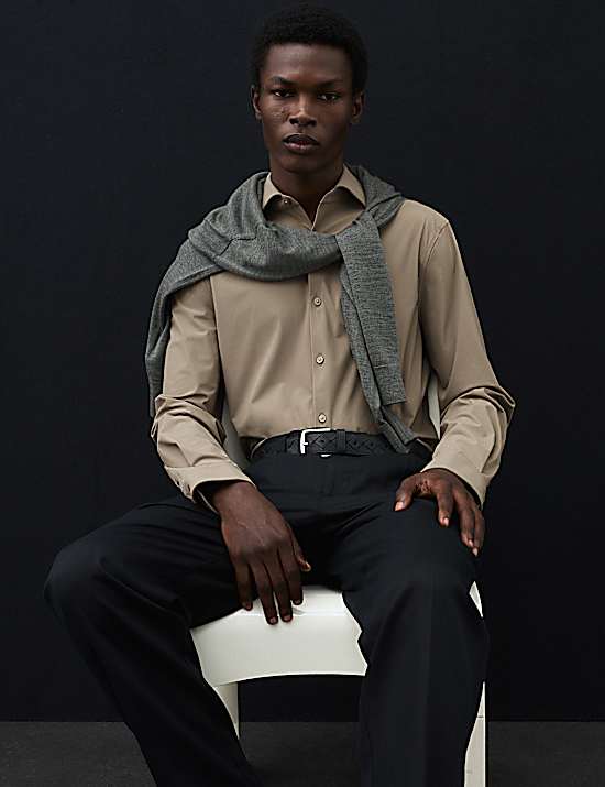 Tailored Striped Longline Waistcoat