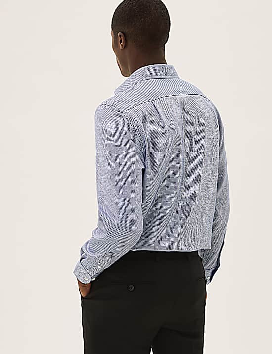 Tailored Striped Longline Waistcoat