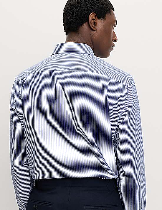 Tailored Striped Longline Waistcoat