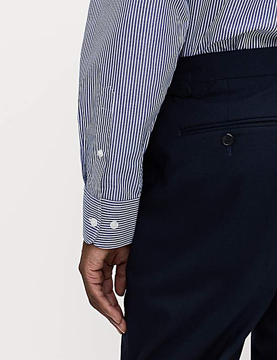 Tailored Striped Longline Waistcoat