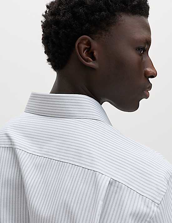 Tailored Striped Longline Waistcoat