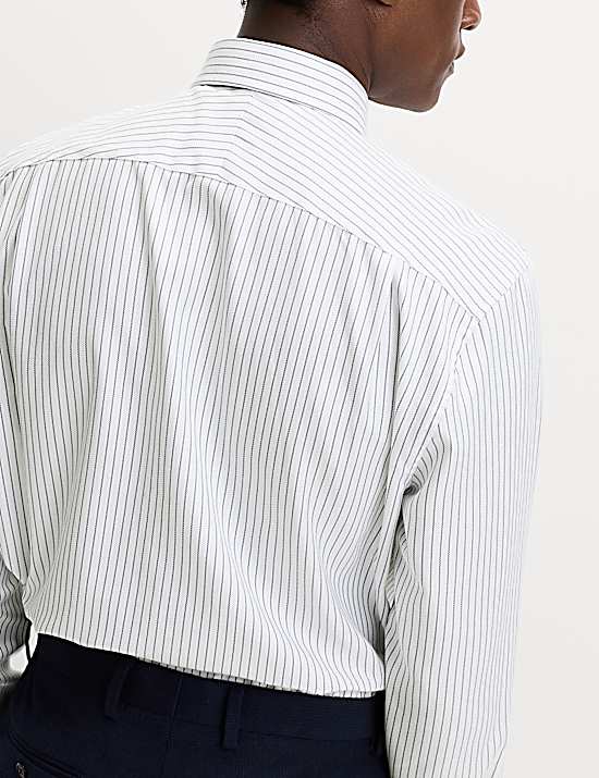 Tailored Striped Longline Waistcoat