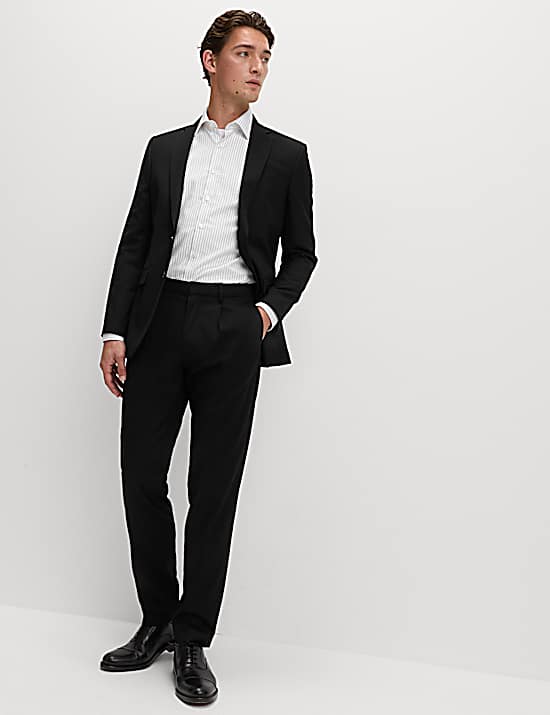 Tailored Striped Longline Waistcoat