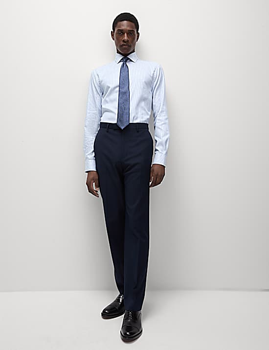 Tailored Striped Longline Waistcoat