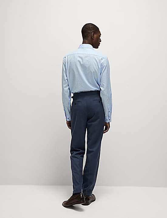 Tailored Striped Longline Waistcoat