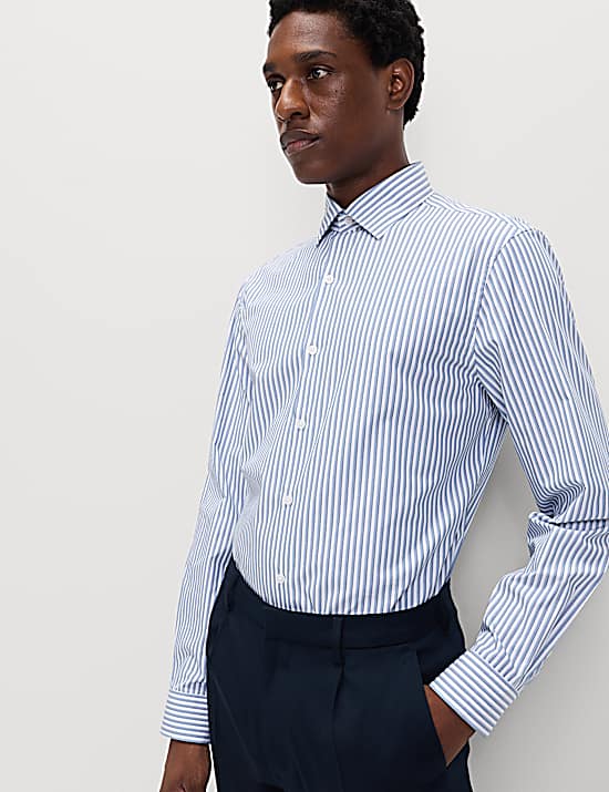 Tailored Striped Longline Waistcoat
