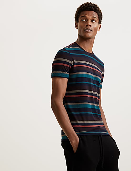Tailored Striped Longline Waistcoat