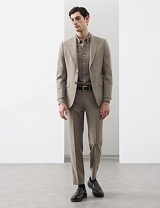 Tailored Striped Longline Waistcoat