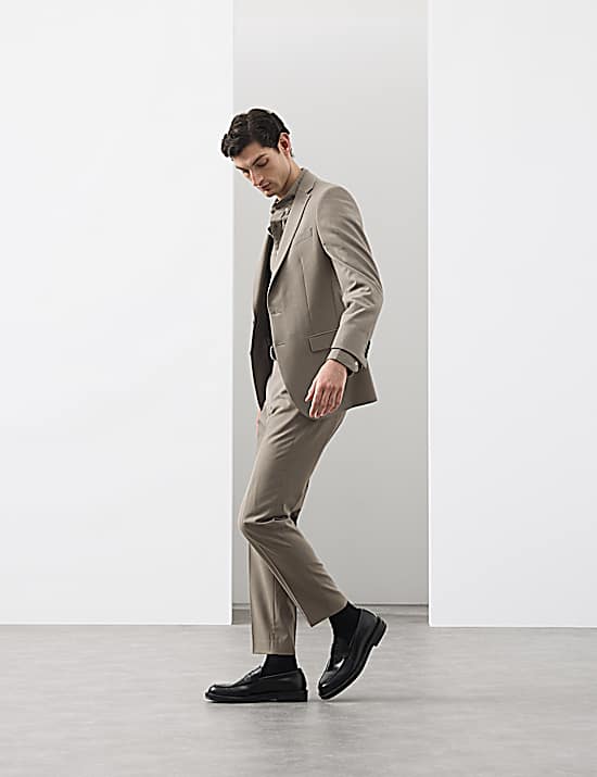Tailored Striped Longline Waistcoat