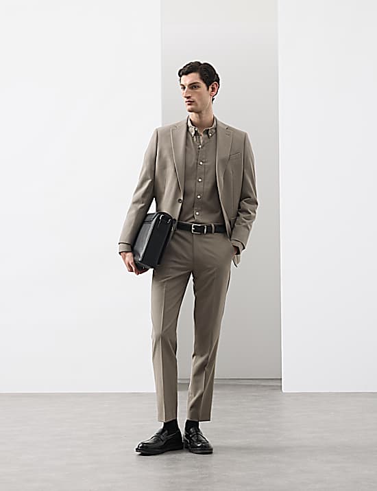 Tailored Striped Longline Waistcoat