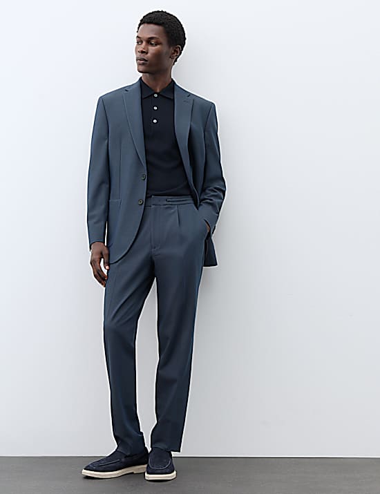 Tailored Striped Longline Waistcoat