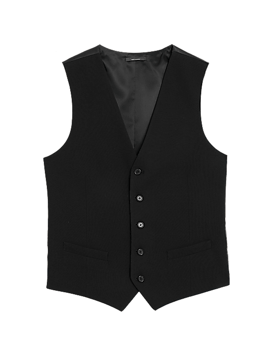 Tailored Striped Longline Waistcoat