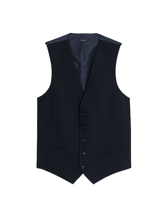Tailored Striped Longline Waistcoat